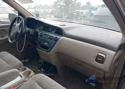 2001 Honda Odyssey Ex from USA, damaged, VIN 2HKRL18661H563636